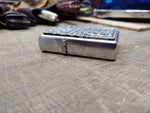 Vtg 2003 ZIPPO Marlboro Storming Scroll Silver Black Cigarette Lighter USA!