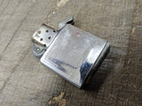 Vtg 2003 ZIPPO Marlboro Storming Scroll Silver Black Cigarette Lighter USA!