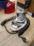 Vtg 1970's DZ 7 07 12 Volt Teardrop Rotating Emergency Beacon Light Works Good!