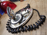 Vtg 1970's DZ 7 07 12 Volt Teardrop Rotating Emergency Beacon Light Works Good!