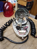 Vtg 1970's DZ 7 07 12 Volt Teardrop Rotating Emergency Beacon Light Works Good!