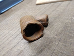 Vtg Finzer Brown Clay Fancy Smoking Tobacco Trade Elbow Pipe 1.75"