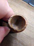 Vtg Finzer Brown Clay Fancy Smoking Tobacco Trade Elbow Pipe 1.75"