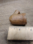 Vtg Finzer Brown Clay Fancy Smoking Tobacco Trade Elbow Pipe 1.75"