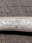 Vtg Antique Marked CORK White Clay Colonial Fancy Smoking Tobacco Pipe 2.5"