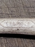 Vtg Antique Marked CORK White Clay Colonial Fancy Smoking Tobacco Pipe 2.5"