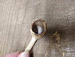Vtg Antique Marked CORK White Clay Colonial Fancy Smoking Tobacco Pipe 2.5"