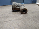 Vtg Pamplin White Clay Fancy Smoking Tobacco Trade Elbow Pipe Dug Nice Shape!