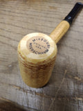 NOS Missouri Meerschaum Corn Cob Diplomat Smoking Tobacco Pipe Oak Wood Insert 2