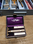 Vtg Gillette 3 Piece Razor w/Case Blades Nov 15 1904 Pat# B945177 Nice Shape!