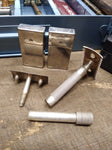 Vtg Gillette 3 Piece Razor w/Case Blades Nov 15 1904 Pat# B945177 Nice Shape!