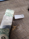 Vtg Gillette 3 Piece Razor w/Case Blades Nov 15 1904 Pat# B945177 Nice Shape!