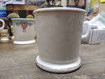 Vtg Iron Stone China Shaving Mug with Cup Soap Penna China Co 24K Gold Trim USA!