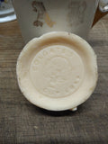 Vtg Iron Stone China Shaving Mug with Cup Soap Penna China Co 24K Gold Trim USA!