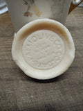 Vtg Iron Stone China Shaving Mug with Cup Soap Penna China Co 24K Gold Trim USA!