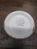 Vtg Iron Stone China Shaving Mug with Cup Soap Penna China Co 24K Gold Trim USA!