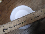 Vtg Hazel Atlas? Milk Glass Shaving Footed Mug Cup 3.5" Tall D Handle 1940s-50s