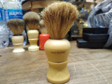 Vtg Made Rite USA #50 Shaving Brush Sterilized Set In Rubber Pure Badger Hair