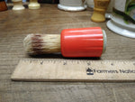 Vtg Ever Ready USA 69 Orange Shaving Brush Sterilized Set In Plastic Badger Hair