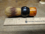 Vtg Fuller Shaving Brush Sterilized Set In Rubber Badger Hair Made in USA!