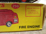 Vtg Meccano Dinky Toys Diecast 259 Fire Engine Truck w/Ladder Windows Orig Box