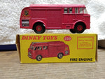 Vtg Meccano Dinky Toys Diecast 259 Fire Engine Truck w/Ladder Windows Orig Box