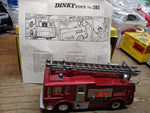 Vtg Meccano Dinky Toys Diecast 285 Merryweather Marquis Fire Tender w/Water Pump
