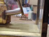 Vtg Elgin Electronics 6 J Unadj Skeleton Acrylic Desk Mantel Clock Parts/Repair