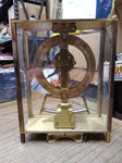 Vtg Elgin Electronics 6 J Unadj Skeleton Acrylic Desk Mantel Clock Parts/Repair