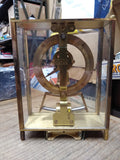 Vtg Elgin Electronics 6 J Unadj Skeleton Acrylic Desk Mantel Clock Parts/Repair