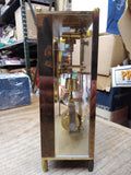 Vtg Elgin Electronics 6 J Unadj Skeleton Acrylic Desk Mantel Clock Parts/Repair