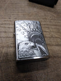 Vtg NOS Sealed 2014 ZIPPO Something Patriotic Eagle Torch Flag Cigarette Lighter