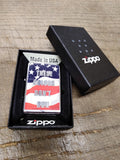 NOS Sealed 2013 ZIPPO These Colors Don't Run American Flag Cigarette Lighter!