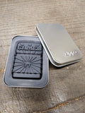 NOS 1998 Sealed ZIPPO Camel Black Guard Cigarette Lighter Made In The USA w/Tin!