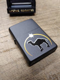 NOS 1997 Sealed ZIPPO Camel Eclipse Black Matte Cigarette Lighter USA w/Box!