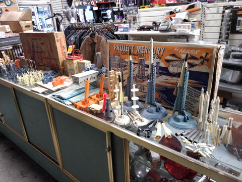 Vtg Marx Project Mercury Cape Canaveral HUGE Playsets Missiles Figures Game Toy!