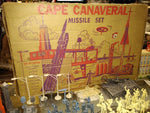 Vtg Marx Project Mercury Cape Canaveral HUGE Playsets Missiles Figures Game Toy!