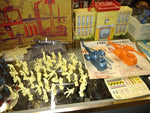 Vtg Marx Project Mercury Cape Canaveral HUGE Playsets Missiles Figures Game Toy!