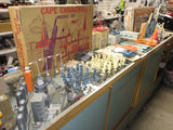 Vtg Marx Project Mercury Cape Canaveral HUGE Playsets Missiles Figures Game Toy!