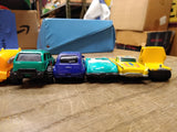 Vtg 24 Pc Tara Diecast Car Collectors Case w/10 Cars Hot Wheels Matchbox Maisto