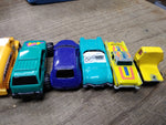 Vtg 24 Pc Tara Diecast Car Collectors Case w/10 Cars Hot Wheels Matchbox Maisto