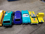 Vtg 24 Pc Tara Diecast Car Collectors Case w/10 Cars Hot Wheels Matchbox Maisto