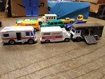 Vtg 24 Pc Tara Diecast Car Collectors Case w/10 Cars Hot Wheels Matchbox Maisto