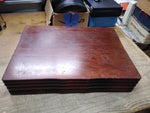 Vtg 47 Pc Holmes & Edwards Inlaid Silver Plated Lovely Lady Flat Ware Set w/Case