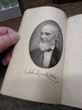 Antique Early Poems John Greenleaf Whittier 1885 Houghton Mifflin Hardcover Book