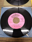 Vtg 6 Pc 45 RPM Record Lot Mungo Jerry Sammy Davis Taco John Denver Leo Sayer