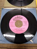 Vtg 6 Pc 45 RPM Record Lot Mungo Jerry Sammy Davis Taco John Denver Leo Sayer