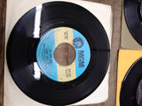 Vtg 6 Pc 45 RPM Record Lot Mungo Jerry Sammy Davis Taco John Denver Leo Sayer