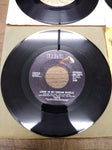 Vtg 6 Pc 45 RPM Record Lot Mungo Jerry Sammy Davis Taco John Denver Leo Sayer