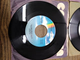 Vtg 6 Pc 45 RPM Record Lot Jimmy Buffett Oak Ridge Boys Bobby Vinton Tony Orland